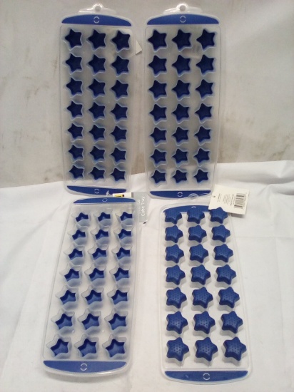 Qty 4 Star Ice Cube Tray