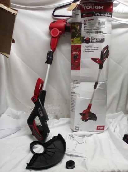 HyperTough HT Charge 20V Max 4.0AH 13”Cordless String Trimmer w/ Battery
