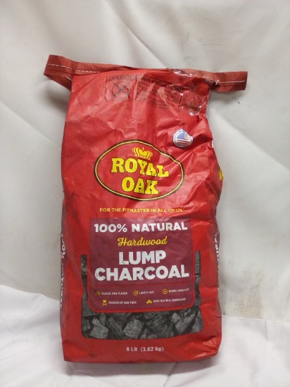 8Lbs Bag of Royal Oak Super Size Charcoal Briquets