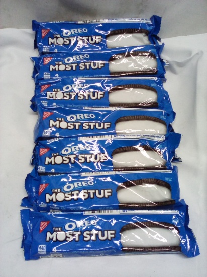 Lot of 7 Oreo The Most Stuff Cookie 4 Packs