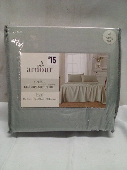 Ardour 4Pc Luxury Full Size Sheet Set