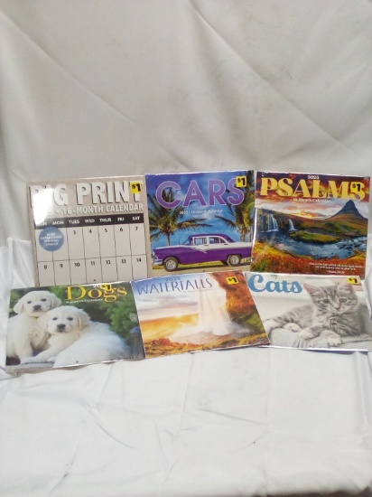 Lot of 6 Assorted 2025 Calendars