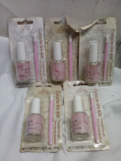 5Pc Lot of Studio Selection Cuticle Oil Kits