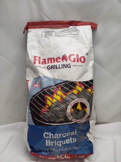 18Lbs Bag of FlameGlo Grilling Charcoal Briquets