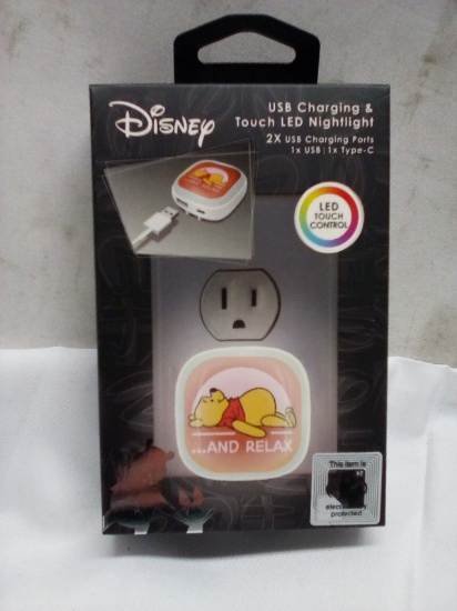 Disney USB Charging and Touch LED Nightlight- Pooh