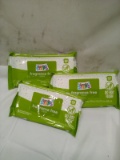 Qty 3 Fragrance Free Wipes 40ct