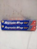 Qty 2 Reynolds Wrap Heavy Duty 55 Sq Ft Aluminum Foil