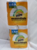 Qty 2 Bounty Essentials Paper Towels Double 2 Pack