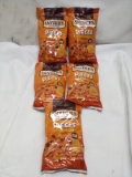 Lot of 5 Snyders 5oz Pretzel Pieces Snack Bags- Cheddar Cheese