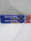Qty 2 Reynolds Wrap Heavy Duty 55 Sq Ft Aluminum Foil