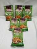 Lot of 6 Snyders 5oz Pretzel Pieces Snack Bags- Jalapeno
