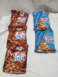 5Pc Assorted Flavor 3.75oz Chex Mix Snack Lot- (3) Honey BBQ, (2) Traditional