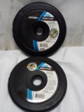 Qty 2-2.5lb Weight Plates