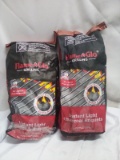 2 FlameGlo Grilling 11.6Lbs Bags of Instant Light Charcoal Briquets