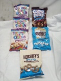 Lot of 6 Ass. Snack Popcorn/Pretzels- (3) CTC, (2) CookiesN Creme, (1) CocoPuff