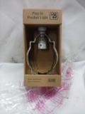 Aged Grey Finish 7.5”Dx11”T Plug-in Pendant Light- MSRP $25.00