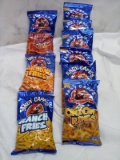 9 Ass. Andy Capps Snacks- (6) Onion Rings, (1) Hot Onion Rings, (2) Ass. Fries