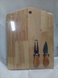 TrueLiving Cheese Board w/ Utensils