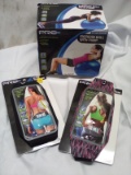 3Pc ProStrength Lot- (2) Active Waistbands, (1) 24” Exercise Ball w/ Pump