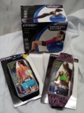 3Pc ProStrength Lot- (2) Active Waistbands, (1) 24” Exercise Ball w/ Pump