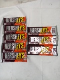 8Pc Hersheys Reeses Pieces Candy Bars