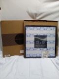 Pair of AmericanFlat 18”x18” Black Finish Picture Frames