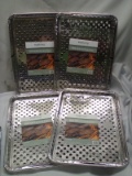 Qty 4 BBQ Grill Foil Drip Pans 2pk