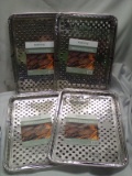 Qty 4 BBQ Grill Foil Drip Pans 2pk