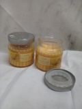 Pair of 8oz Club92 Dual Wick Candles- Lemon Sugar Cookie