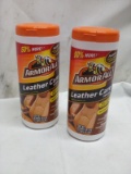 Pair of ArmorAll 30Cnt Leather Care Wipe Rolls