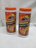 Pair of ArmorAll 30Cnt Leather Care Wipe Rolls