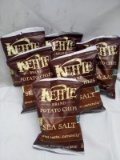 Qty 6 Kettle Brand Potato Chips Sea Salt 2oz