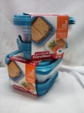 Qty 2 Lunch Cubes- Containers with lids