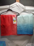 Qty 2 Beach Towels 32” x 62”