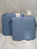 Qty 2 Seat Cushions for Outdoor Use 16” x 16”