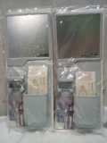 Qty 2 Stick On Mirror & Shower Caddy Set