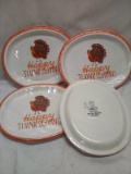 Qty 4- 10ct Paper Plates 12” x 10”