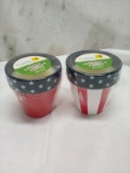 Qty 2 Patriotic Citronella Candles