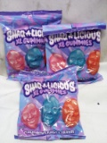 Qty 3 Shaq A Licious XL Gummies 6.2oz