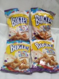 Lot of 4 Bugles 3oz Snack Bags- Cinnamon Toast Crunch