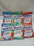 6Pc Assorted Welchs Fruit Snacks- (2) Island Fruits, (2) Strawb., (2) Mixed Fruit