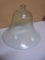 Large Vintage Hand Blown Glass Bell Shaped Garden Cloche