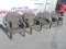 4pc Set of Resin Outdoor Patio Chairs w/ Side Table