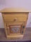 Solid Wood Side Stand w/ Drawer & Door