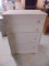 Solid Wood Painted 2 Drawer w/ Pull Down Top