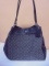 Ladies Black & Gray Coach Purse