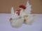 2 Sets of Vintage Chicken Salt & Pepper Shakers