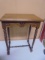Antique Ornate Spoon Carved Side Table