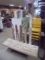 Rustic Picket Fence Bird House Bench