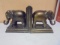 Set of Elephant Bookends